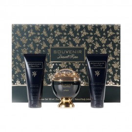Kit Perfume Afnan Souvenir Desert Rose Feminino 3pcs