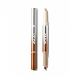 Caneta de Contorno e Iluminao do Nariz SHEGLAM Fine Line 2-In-1 Chestnut