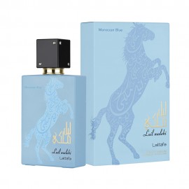 Perfume Lattafa Lail Maleki Moroccan Blue EDP Masculino 100ml