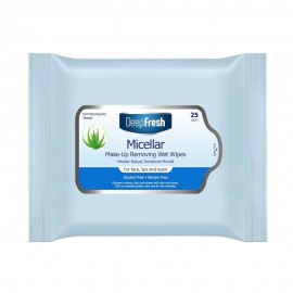Lenos Umedecidos Removedores de Maquiagem Deep Fresh Micellar 25pcs
