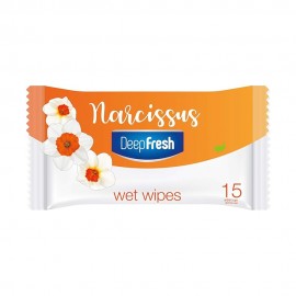 Lenos Umedecidos Removedores de Maquiagem Deep Fresh Flower Narcissus 15pcs