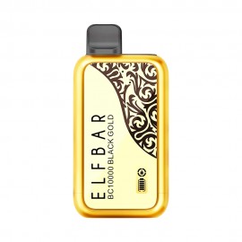 Dispositivo Descartvel ELF BAR BC10000 Black Gold Edition Double Mango
