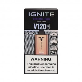 Dispositivo Descartvel Ignite V120 PRO 12000 Puffs Rose Gold Blue Razz Lemon
