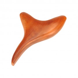 Massageador Linftico Triangular de Madeira Gua Sha