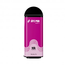 Cartucho de Substituio Life POD Eco II Refill 10K Cherry Bubblegum