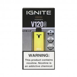 Dispositivo Descartvel Ignite V120 PRO 12000 Puffs Gold Coffe