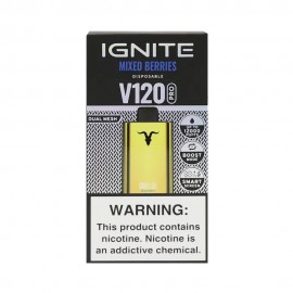 Dispositivo Descartvel Ignite V120 PRO 12000 Puffs Gold Mixed Berries