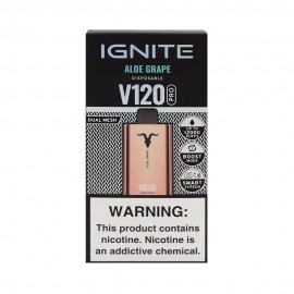 Dispositivo Descartvel Ignite V120 PRO 12000 Puffs Rose Aloe Grape