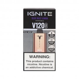 Dispositivo Descartvel Ignite V120 PRO 12000 Puffs Rose Gold Blue Razz Lemon