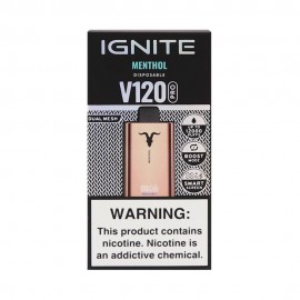 Dispositivo Descartvel Ignite V120 PRO 12000 Puffs Rose Gold Menthol