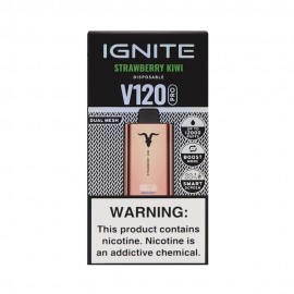Dispositivo Descartvel Ignite V120 PRO 12000 Puffs Rose Gold Strawberry Kiwi