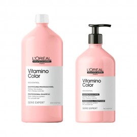 Kit Capilar L'Oral Vitamino Color Resveratrol Shampoo 1.5ml + Condicionador 750ml