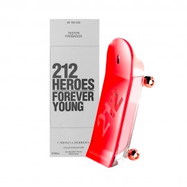 Tester Perfume Carolina Herrera 212 Heroes Forever Young Collector Edition EDP Feminino 80ml