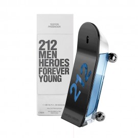 Tester Perfume Carolina Herrera 212 Heroes Forever Young Collector Edition EDT Masculino 90ml