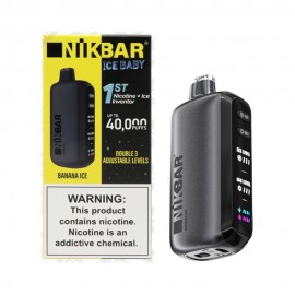 Dispositivo Descartvel NIK BAR Ice Baby 40000 Puffs Banana Ice