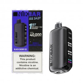 Dispositivo Descartvel NIK BAR Ice Baby 40000 Puffs Black Cherry Ice