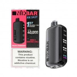 Dispositivo Descartvel NIK BAR Ice Baby 40000 Puffs Frozen Strawberry