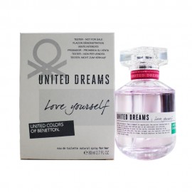 Tester Perfume Benetton United Dreams Love Yourserf EDT Feminino 80ml