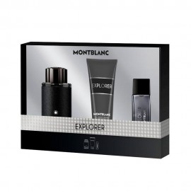 Kit Perfume Montblanc Explorer EDP Masculino 3pcs