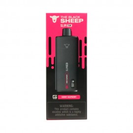 Dispositivo Descartvel The Black Sheep Slim 15K 15000 Puffs Cherry Raspberry