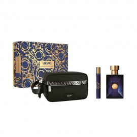 Kit Perfume Versace Dylan Blue Masculino com Necesser 3pcs