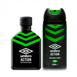 Kit Perfume Umbro Action EDT 100 + Deo 150ml