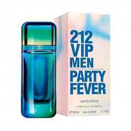 Perfume Carolina Herrera 212 VIP Men Party Fever EDT Masculino 100ml