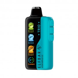 Dispositivo Descartvel ELF BAR Trio 40000 Puffs Sour Apple Ice