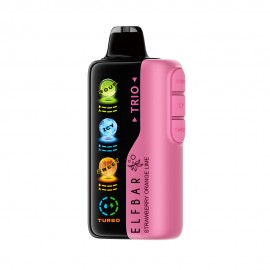 Dispositivo Descartvel ELF BAR Trio 40000 Puffs Strawberry Orange Lime
