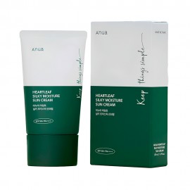Protetor Solar ANUA Heartleaf Silky Moisture Sun Cream SPF50+ PA++++ 50ml