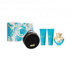Kit Perfume Versace Dylan Turquoise Feminino 4pcs