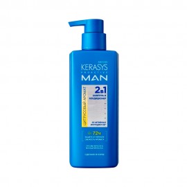 Shampoo e Condicionador Kerasys Pro Active Man 2 em 1 Citrus 400ml