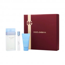 Kit Perfume Dolce & Gabbana Light Blue Masculino 3pcs