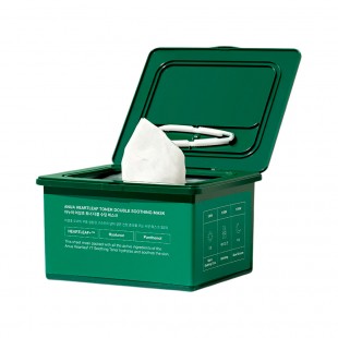 M�scara Facial Calmante Anua Heartleaf Toner Double Soothing Mask 30pcs