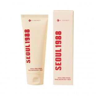 Creme Facial  K-Secret Seoul 1988 Snail Mucin 93% + Rice 100ml