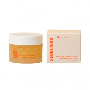 Creme Facial K-Secret Seoul 1988 Capsule Cream Niacinamida 5% + Yuja 50ml
