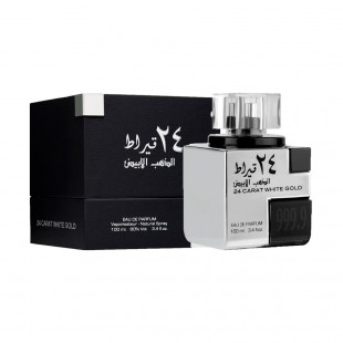 Perfume Lattafa 24 Carat White Gold EDP Unissex 100ml
