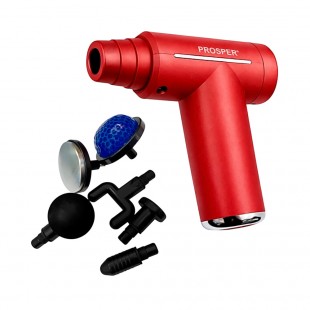 Massageador Muscular Prosper P-1132 6 em 1 Recarreg�vel Vermelho