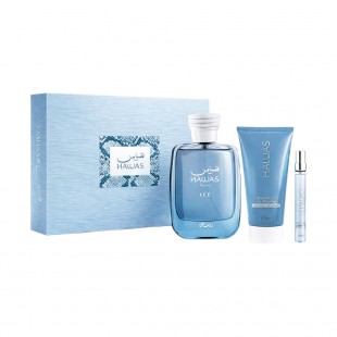 Kit Perfume Rasasi Hawas Ice Masculino 3pcs