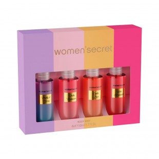 Kit Body Splash Women�Secret Coffret Color 4 x 50ml