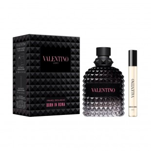 Kit Perfume Valentino Born In Roma EDT Masculino 2pcs