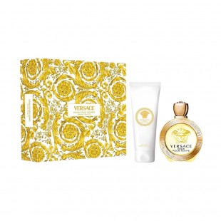 Kit Perfume Versace Eros Pour Femme EDT Feminino 2pcs