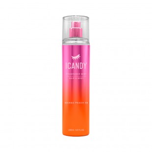 Body Splash para Corpo e Cabelo ICANDY Frozen Mango Peach 36 250ml