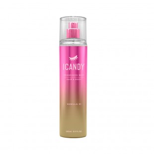 Body Splash para Corpo e Cabelo ICANDY Vanilla 21 250ml