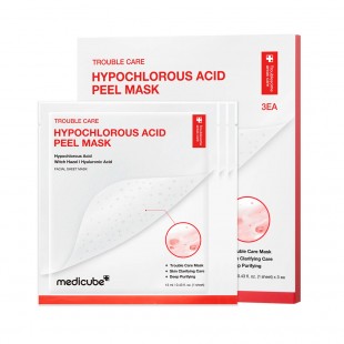 M�scara Facial Medicube Hypochlorous Acid Peel Mask 3EA 3pcs
