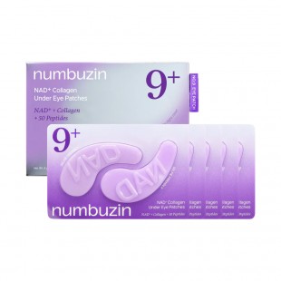 Patches para Contorno de Olhos NUMBUZIN No.9 NAD+ Collagen + 50 Peptides 5pcs
