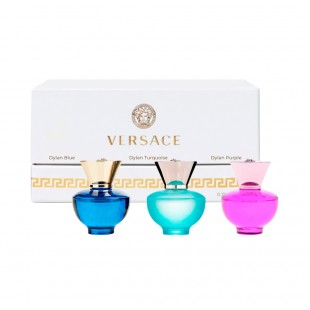 Kit Miniatura de Perfumes Versace Dylan Feminino 5ml 3pcs