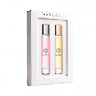 Kit Perfumes Versace Bright Crystal e Yellow Diamond EDT Feminino 2x10ml