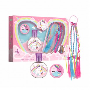 Kit Perfume Infantil Air-Val Eau My Unicorn Feminino 3pcs