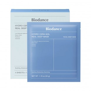 M�scara Facial Biodance Hydro Cera-nol Real Deep Mask 4pcs